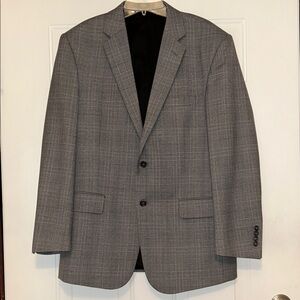 Jos. A Banks Wool Traveler’s Collection Blazer/Jacket 42R Gray Tailored Fit